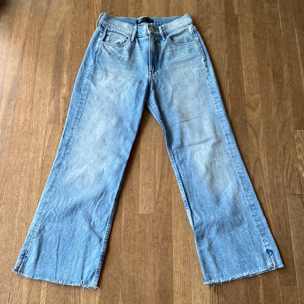 3x1 Jeans Shelter Wide Leg High Rise Crop